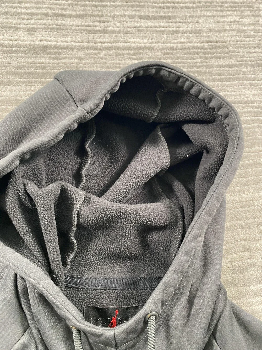 Houston Jordan Hoodie Mens Large Gray Fleece Pullover Basketball AR4311-060